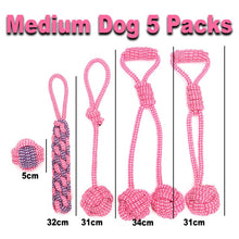 Load image into Gallery viewer, 7 Pack Pet Dog Toys for Large Small Dogs Ball Toothbrush Interactive Dog Toys Christmas Products for Dogs Chew Toy Accessories