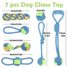Load image into Gallery viewer, Dog Rope Toy Interactive Toy for Large Dog Rope Ball Chew Toys Teeth Cleaning Pet Toy for Small Medium Dogs Pet Products TY0116