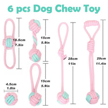Load image into Gallery viewer, Dog Rope Toy Interactive Toy for Large Dog Rope Ball Chew Toys Teeth Cleaning Pet Toy for Small Medium Dogs Pet Products TY0116