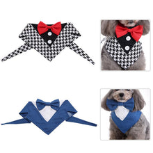 Load image into Gallery viewer, Dog Clothes Bow Tie Pet Clothes Suit Tie Saliva Towel With Pet Bow Dust-proof Wear-resistant Dog Tie
