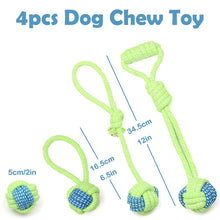 Load image into Gallery viewer, Dog Rope Toy Interactive Toy for Large Dog Rope Ball Chew Toys Teeth Cleaning Pet Toy for Small Medium Dogs Pet Products TY0116
