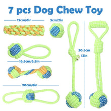 Load image into Gallery viewer, Dog Rope Toy Interactive Toy for Large Dog Rope Ball Chew Toys Teeth Cleaning Pet Toy for Small Medium Dogs Pet Products TY0116
