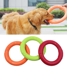 Load image into Gallery viewer, Pet Flying Discs EVA Dog Training Ring Puller Resistant Bite Floating Toy Puppy Outdoor Interactive Game Playing Products Supply
